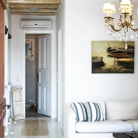 אורחן Mykonian Luxury Light Blue Villa With Private Pool