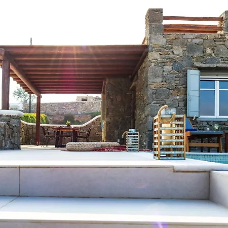 Mykonian Luxury Light Blue Villa With Private Pool *