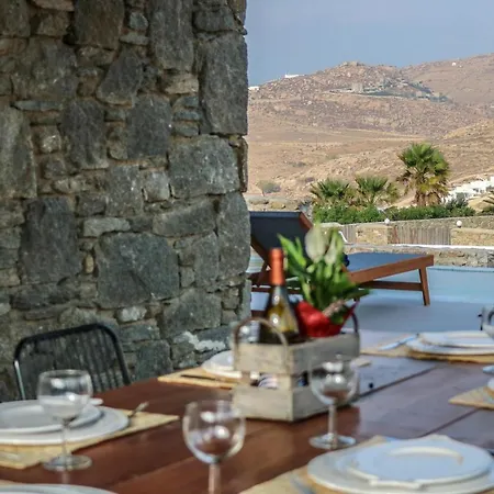 Mykonian Luxury Light Blue Villa With Private Pool * Mykonos Town