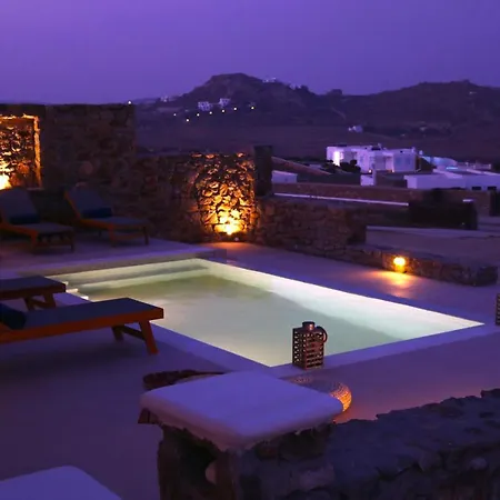 Mykonian Luxury Light Blue Villa With Private Pool * Mykonos Town