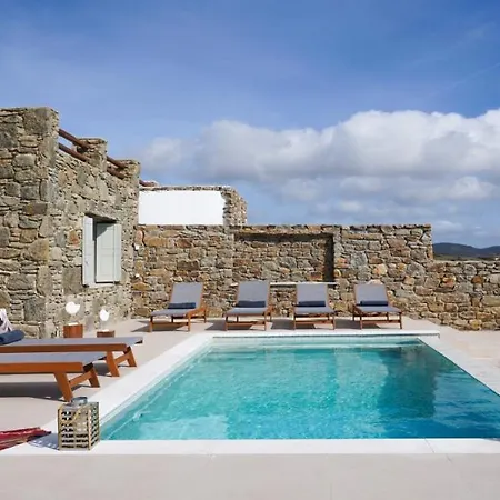 Mykonian Luxury Light Blue Villa With Private Pool イン